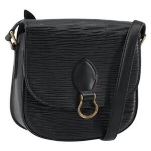 LOUIS VUITTON Epi Saint Cloud PM Shoulder Bag Black M52212 LV Auth ep12009
